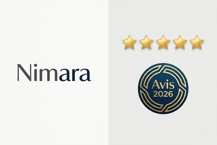 Nimara Fr Avis : Le Test Complet & Verdict 2026 - Avis Nimara.fr : Vrai Bon Plan ou Piège à Éviter ? - Nimara est-il Fiable ? Notre Avis Avant d'Acheter Vignette avis Nimara 2026 avec 5 étoiles dorées