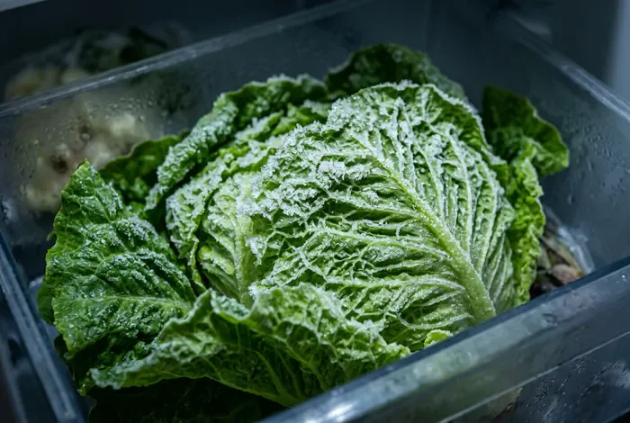 Réglage frigo Indesit trop froid : 4 causes & solutions - Frigo Indesit trop froid ? 3 étapes faciles pour le régler - Pourquoi votre frigo Indesit gèle tout ? La solution Légumes couverts de givre dans le bac à légumes d'un réfrigérateur