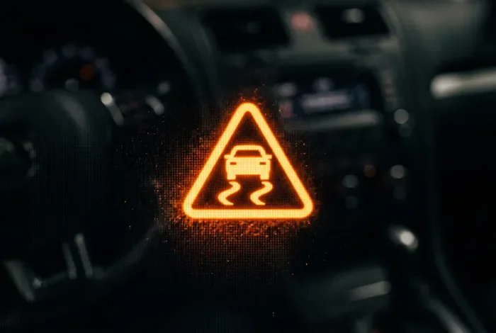 Système ESP/ASR défaillant C4 Picasso : 4 causes - ESP/ASR défaillant C4 Picasso : la panne à 15€ ! - ESP/ASR défaillant sur C4 Picasso : que faire ? Gros plan voyant ESP ASR orange allumé